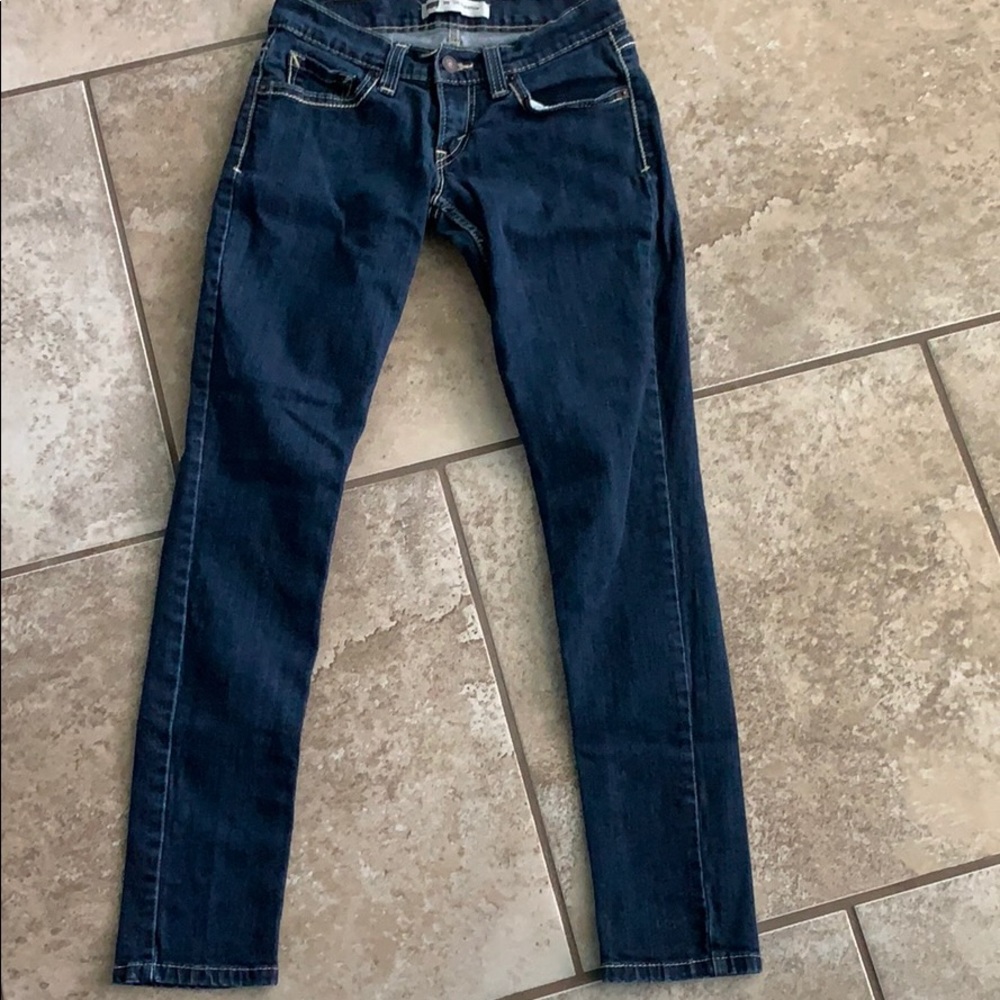 “Levi’s 524” jeans size 1 s/c dark #0249